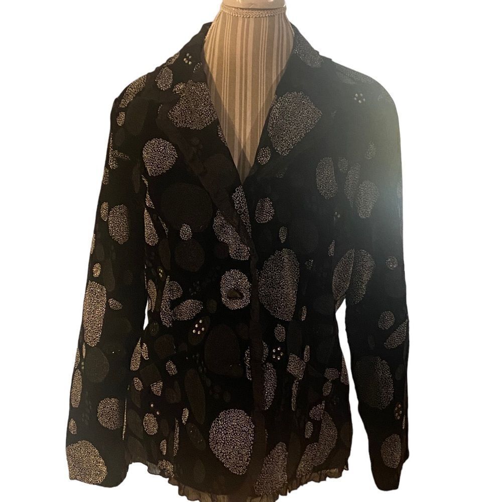 Chico”s soze 2 (large) lined blazer new with tags - Picture 1 of 2